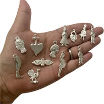 lot-of-10-metal-milagritos-charms-mexican-folk-art-milagros-crafts-nicho-handmade-white-334