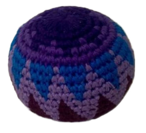 Hacky Sacks - Juggling Balls: Zig Zag Purple Pink