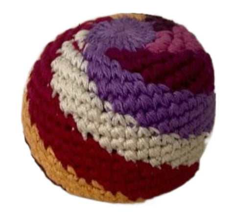 Hacky Sacks - Juggling Balls: Spiral Pink