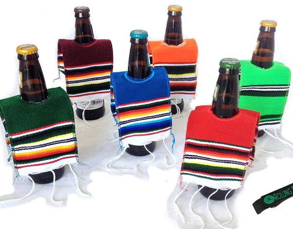 Mini Mexican Poncho for your Beer Bottle