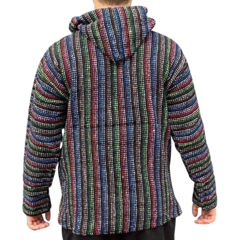 Baja Hooded Jacket Colourful Thin Lines